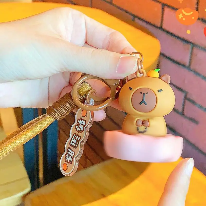 Capybara Figure Car Key Chain Backpack Charm Keyring Funny Capybara Bag Charm Cute Animal Figure Pendant For Bags
Capybara Figure Car Key Chain Backpack Charm Keyring Funny Capybara Bag Charm Cute Animal Figure Pendant For Bags