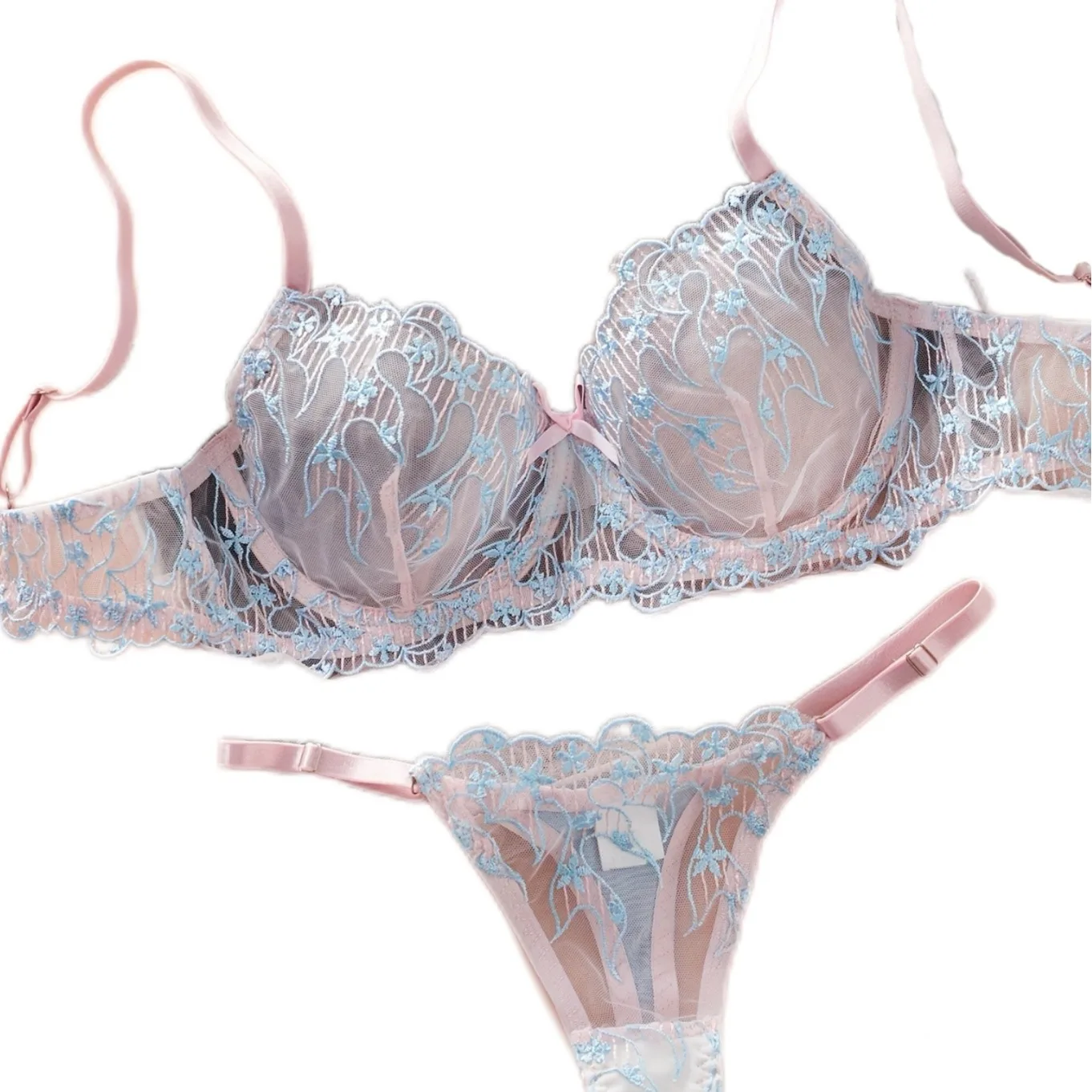 New French Western Women Bra Embroidery Floral Pink Blue Transparent Sexy Lingerie Sets Erotic Intimates Sexy Lingerie Set
New French Western Women Bra Embroidery Floral Pink Blue Transparent Sexy Lingerie Sets Erotic Intimates Sexy Lingerie Set