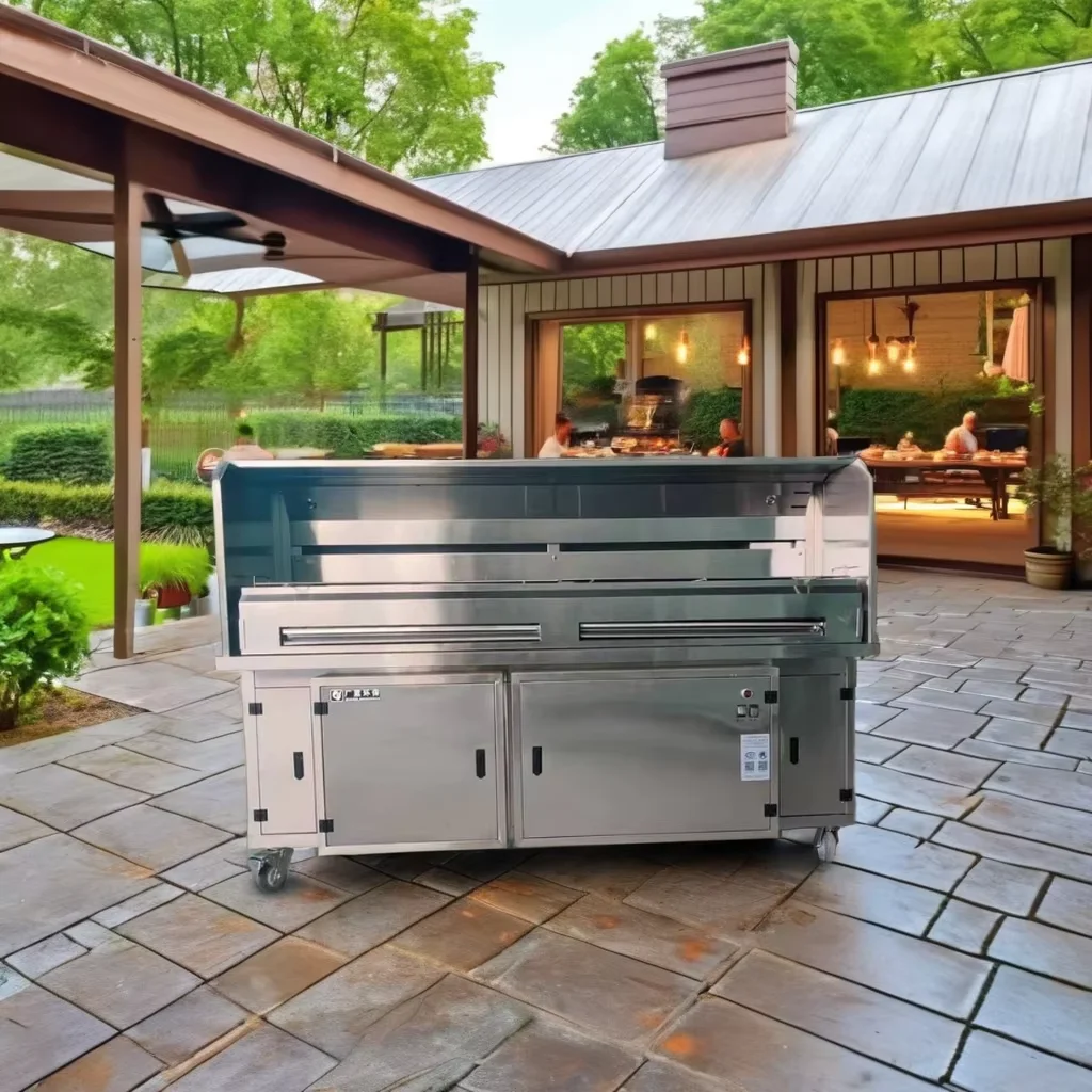 Stainless Steel Food Truck for Hotels Restaurants 98% Effective Oil Mist Collector 2M Barbecue Smoker with Motor New Condition
Stainless Steel Food Truck for Hotels Restaurants 98% Effective Oil Mist Collector 2M Barbecue Smoker with Motor New Condition