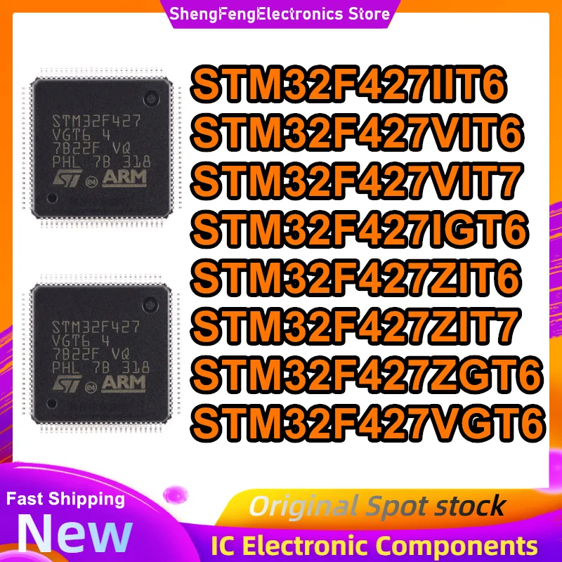 STM32F427IIT6 STM32F427VIT6 STM32F427VIT7 STM32F427IGT6 STM32F427ZIT6 STM32F427ZIT7 STM32F427ZGT6 STM32F427VGT6 100% новый оригинал
STM32F427IIT6 STM32F427VIT6 STM32F427VIT7 STM32F427IGT6 STM32F427ZIT6 STM32F427ZIT7 STM32F427ZGT6 STM32F427VGT6 100% новый оригинал