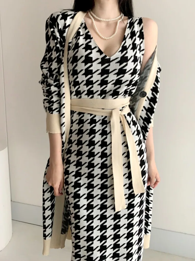 Chic Autumnal Vintage Plaid Vest Dr Women's Long Knitted Sweater Coat Street Sle Spring Autumn Seasonal Faion Ladies' ...
Chic Autumnal Vintage Plaid Vest Dr Women's Long Knitted Sweater Coat Street Sle Spring Autumn Seasonal Faion Ladies' ...