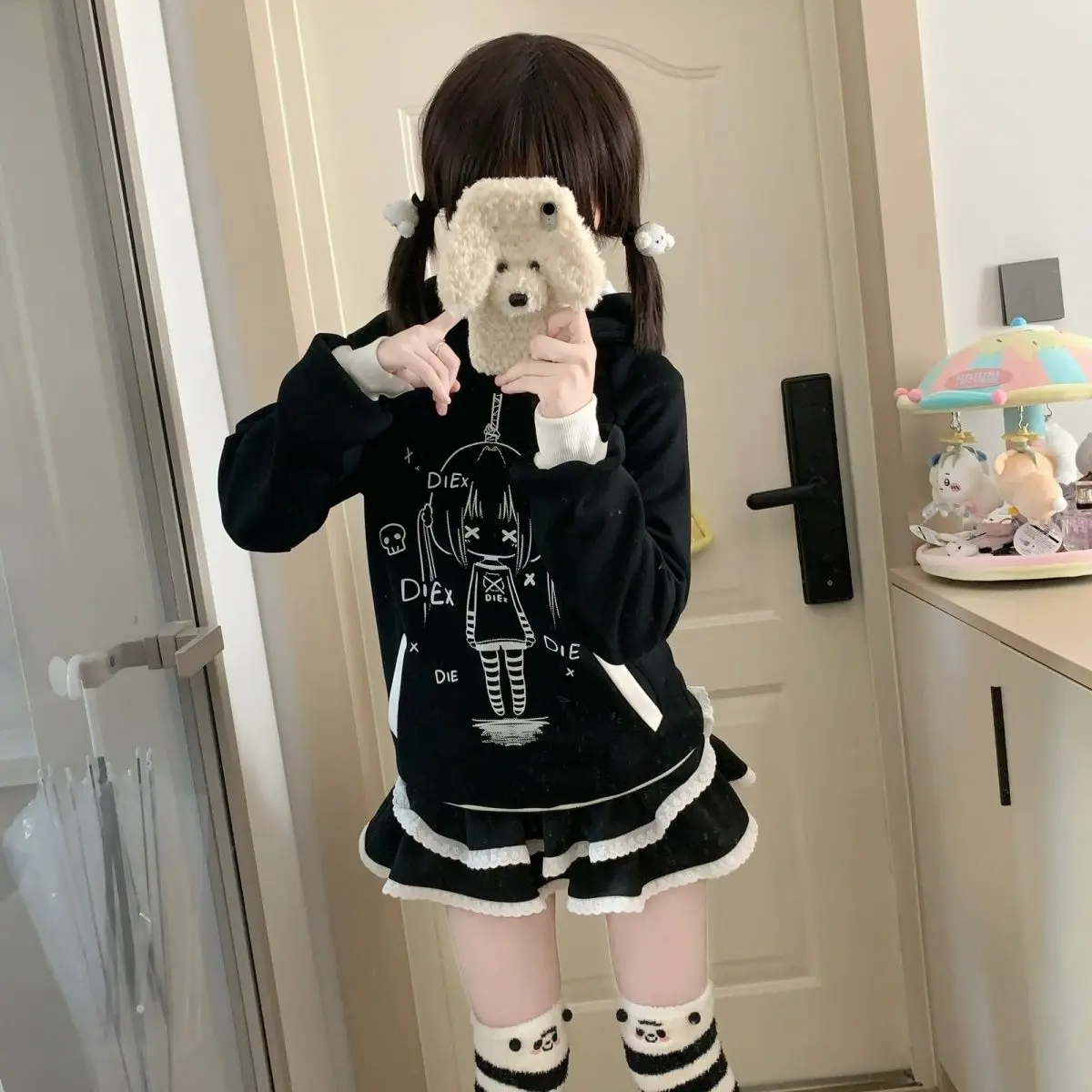 Original Japanese Cute Cat's Ears Hoodies Women Spring New Cartoon Printed All Match Sweet Girl Anime Hoodie Pullover Y2k Top
Original Japanese Cute Cat's Ears Hoodies Women Spring New Cartoon Printed All Match Sweet Girl Anime Hoodie Pullover Y2k Top