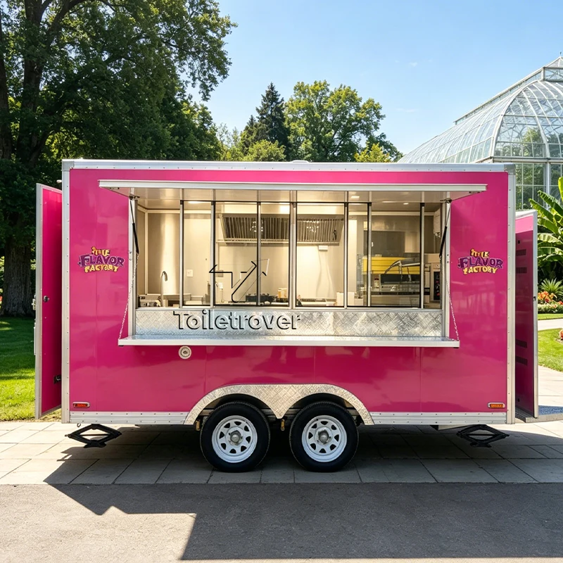 Mobile Food Cart Hot Dog Doner Kebab Food Trailer Fully Equipped Food Trailer Burger Tacos Custom Fast Food Truck for Sale USA
Mobile Food Cart Hot Dog Doner Kebab Food Trailer Fully Equipped Food Trailer Burger Tacos Custom Fast Food Truck for Sale USA