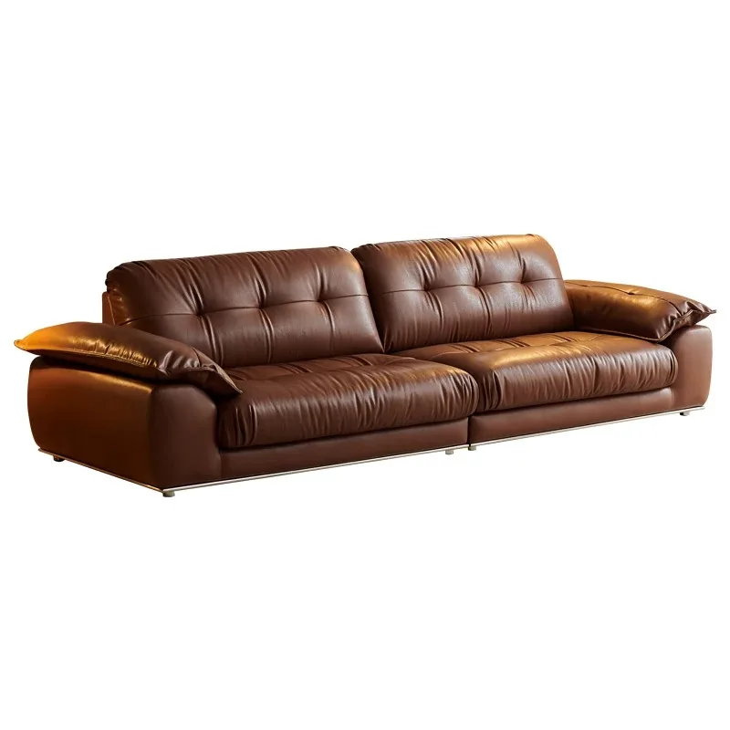 Leather sofa cloud retro style living room first layer cowhide Italian style big seat deep 2025 new nebula
Leather sofa cloud retro style living room first layer cowhide Italian style big seat deep 2025 new nebula