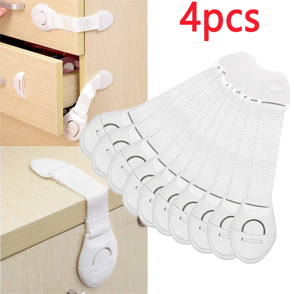 4Pcs Security Protection Lock Home Baby Safety Multifunction Drawer Lock Child Protect Toilet Refrigerator Lock Door Buckle
4Pcs Security Protection Lock Home Baby Safety Multifunction Drawer Lock Child Protect Toilet Refrigerator Lock Door Buckle