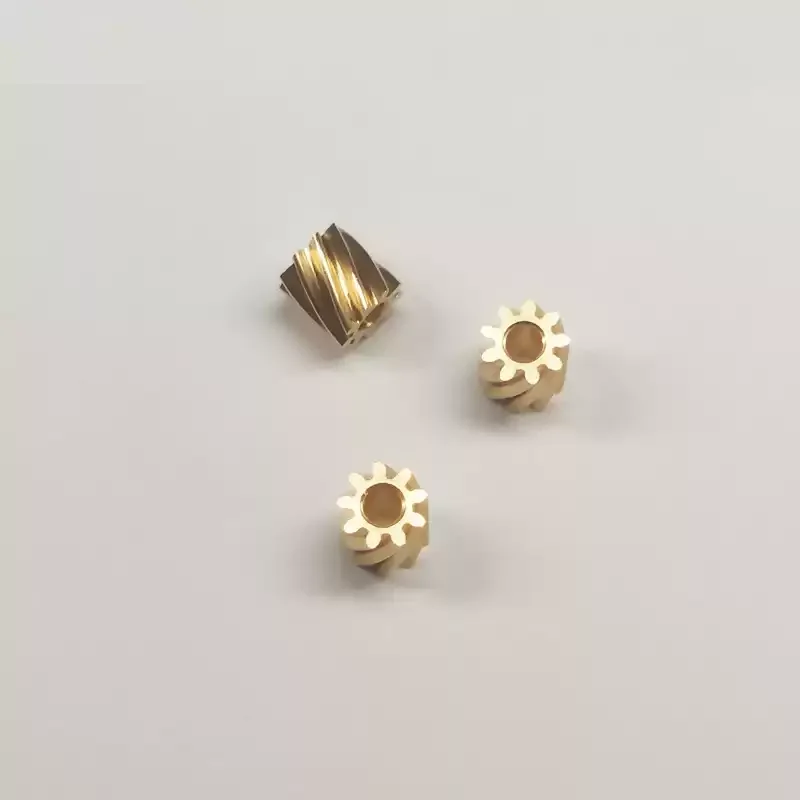 2pcs/lot 0.4 module 9-tooth helical gear small module model for cylindrical metal motor shaft gear
2pcs/lot 0.4 module 9-tooth helical gear small module model for cylindrical metal motor shaft gear