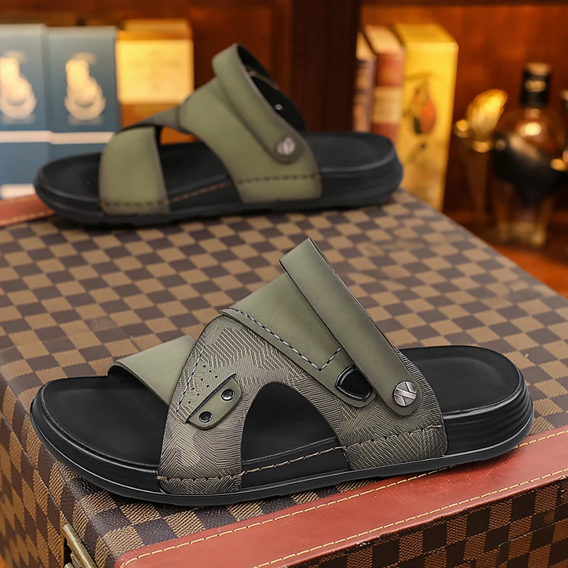 Men's Summer Sandals Outdoor Wear Anti-Slip Wear-Resistant Slippers Driving Dual-Purpose Sports Leisure Soft Bottom Beach Sli...
Men's Summer Sandals Outdoor Wear Anti-Slip Wear-Resistant Slippers Driving Dual-Purpose Sports Leisure Soft Bottom Beach Sli...
