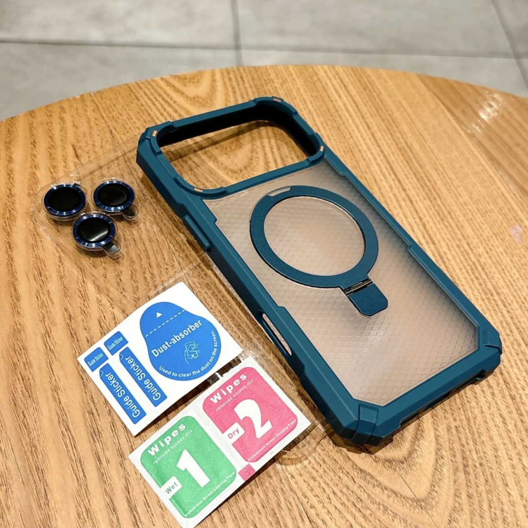 Shockproof Armor for Magsafe Magnetic Case For iPhone 17 Air 17 16 15 14 13 12 Pro Max Transparent Bumper Wireless Charger Cover
Shockproof Armor for Magsafe Magnetic Case For iPhone 17 Air 17 16 15 14 13 12 Pro Max Transparent Bumper Wireless Charger Cover