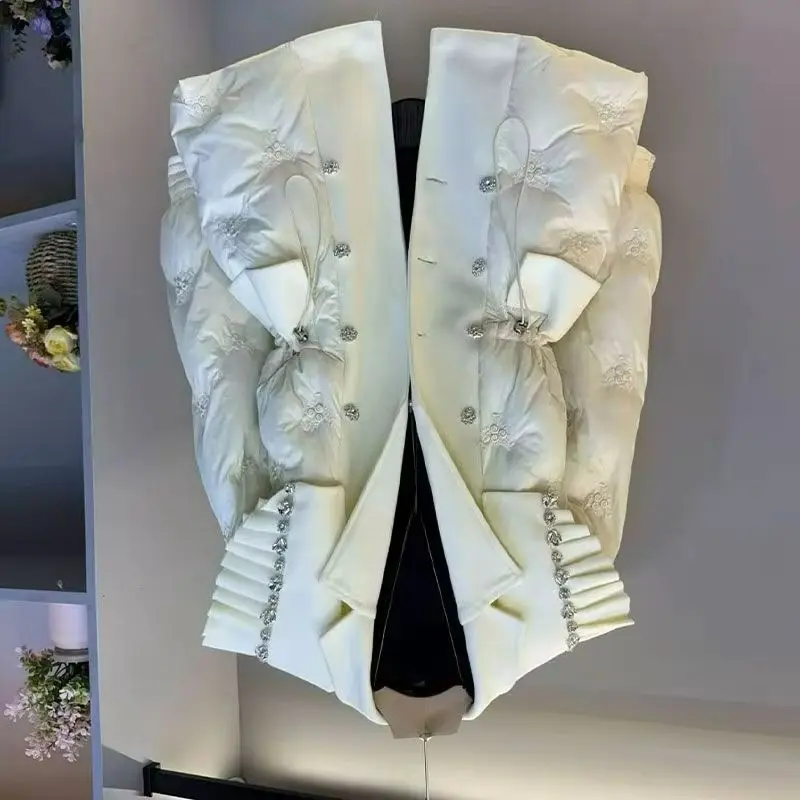 New Plus Size Women Clothing 2026 Winter Fashionable Waist Cinching Slimming Loose Fitting Patchwork Suit Collar Cotton Jacket
New Plus Size Women Clothing 2026 Winter Fashionable Waist Cinching Slimming Loose Fitting Patchwork Suit Collar Cotton Jacket