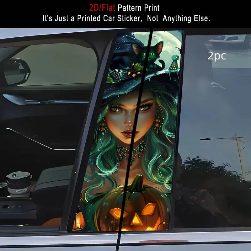 2D/плоская автомобильная наклейка на заднюю стойку, дизайн «Кошмарная тыква-ведьма», стильная виниловая наклейка, 9,84x19,69 дюйма (25 × 50 см), легко
2D/плоская автомобильная наклейка на заднюю стойку, дизайн «Кошмарная тыква-ведьма», стильная виниловая наклейка, 9,84x19,69 дюйма (25 × 50 см), легко