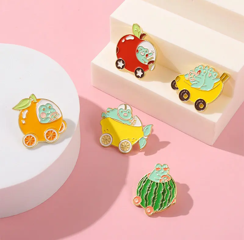 Frog Stroller Enamel Pin Custom Apple Fruit Series Brooches Bag Lapel Pin Cartoon Animal Badge Jewelry Gift for Kids Friends
Frog Stroller Enamel Pin Custom Apple Fruit Series Brooches Bag Lapel Pin Cartoon Animal Badge Jewelry Gift for Kids Friends