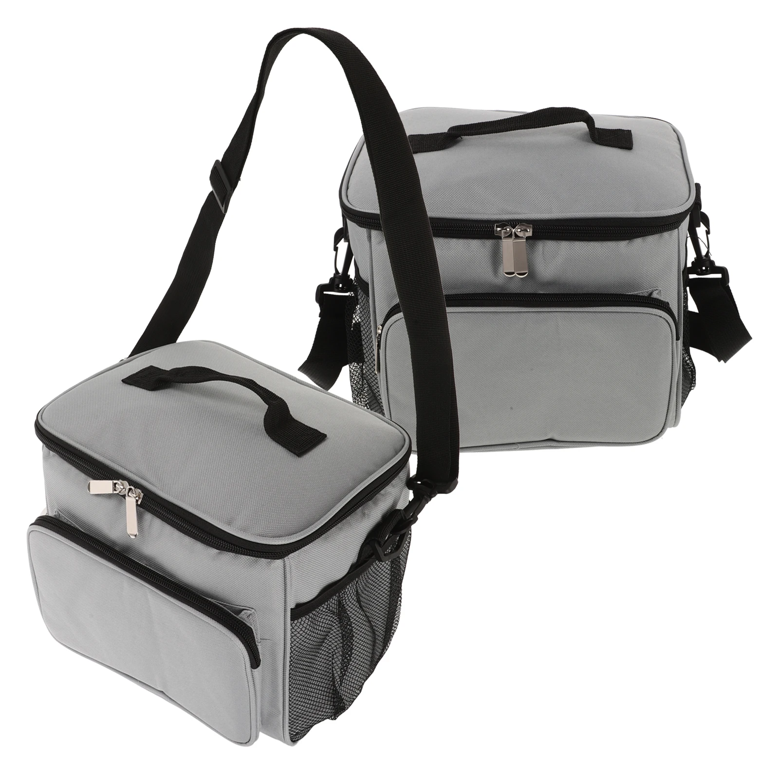 2 Pcs Insulated Lunch Bag Reusable Cooler Tote Oxford Cloth Large Capacity Waterproof Thermal PE Cotton Aluminum Film
2 Pcs Insulated Lunch Bag Reusable Cooler Tote Oxford Cloth Large Capacity Waterproof Thermal PE Cotton Aluminum Film