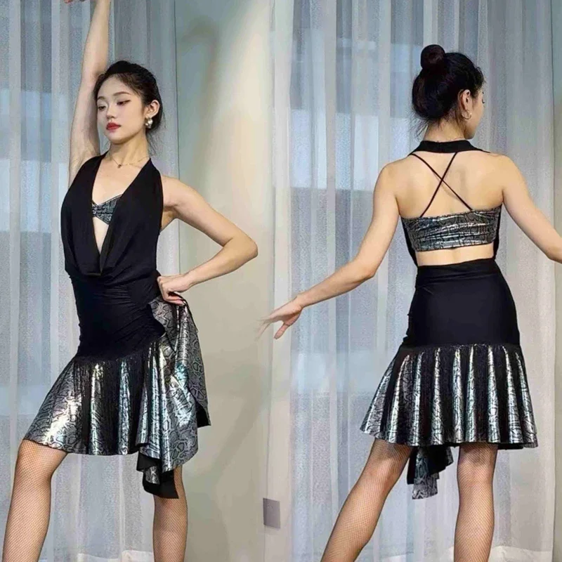 Women'S Rumba Latin Dance Dress Adults Latin Dance Competition Costume Sexy Halter Latin Dance Dresses Stage Wear SL12947
Women'S Rumba Latin Dance Dress Adults Latin Dance Competition Costume Sexy Halter Latin Dance Dresses Stage Wear SL12947