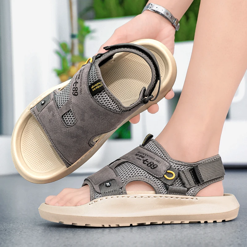 Heel Protection Men Summer Slippers Anti Slip Auxiliary Design Protect Heel for Long Standing Leisure Wear
Heel Protection Men Summer Slippers Anti Slip Auxiliary Design Protect Heel for Long Standing Leisure Wear