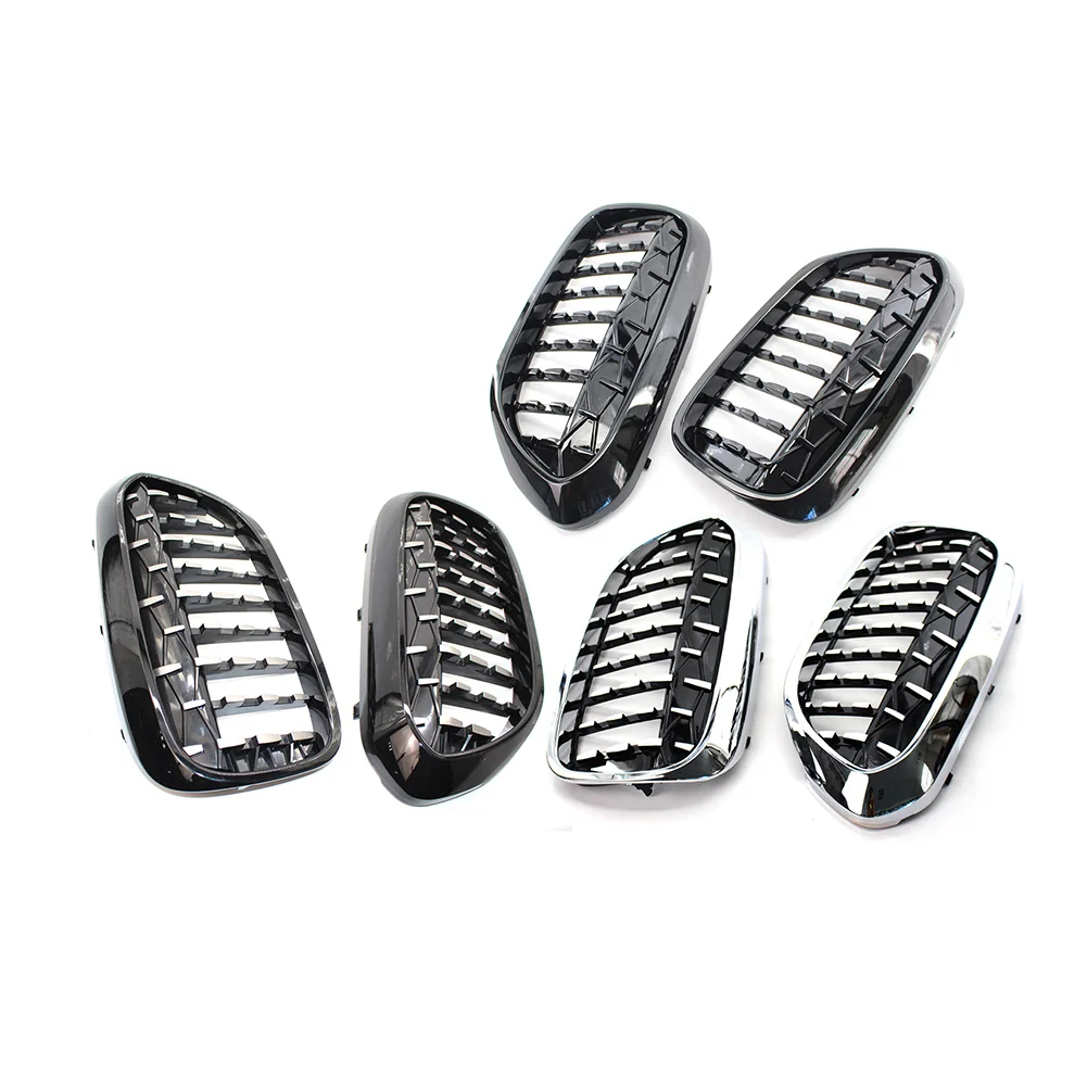 1Pair Car Front Bumper Kidney Grill Diamond Mesh Protector Grille ABS Plastic For BMW 5 Series G30 G38 G31 2017-2019 2018
1Pair Car Front Bumper Kidney Grill Diamond Mesh Protector Grille ABS Plastic For BMW 5 Series G30 G38 G31 2017-2019 2018