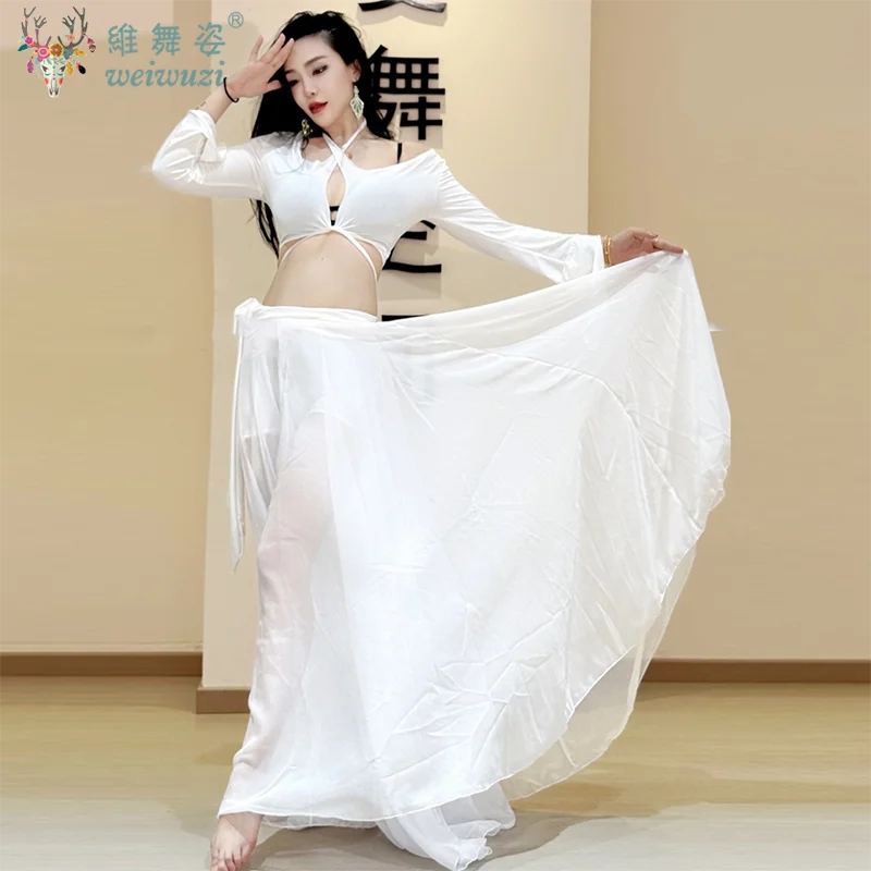 Elegant Belly Dance Set Women's Long SleevesTop+big Swing Long Skirt Adult Female Oriental Dance Professional Practice Clothes
Elegant Belly Dance Set Women's Long SleevesTop+big Swing Long Skirt Adult Female Oriental Dance Professional Practice Clothes