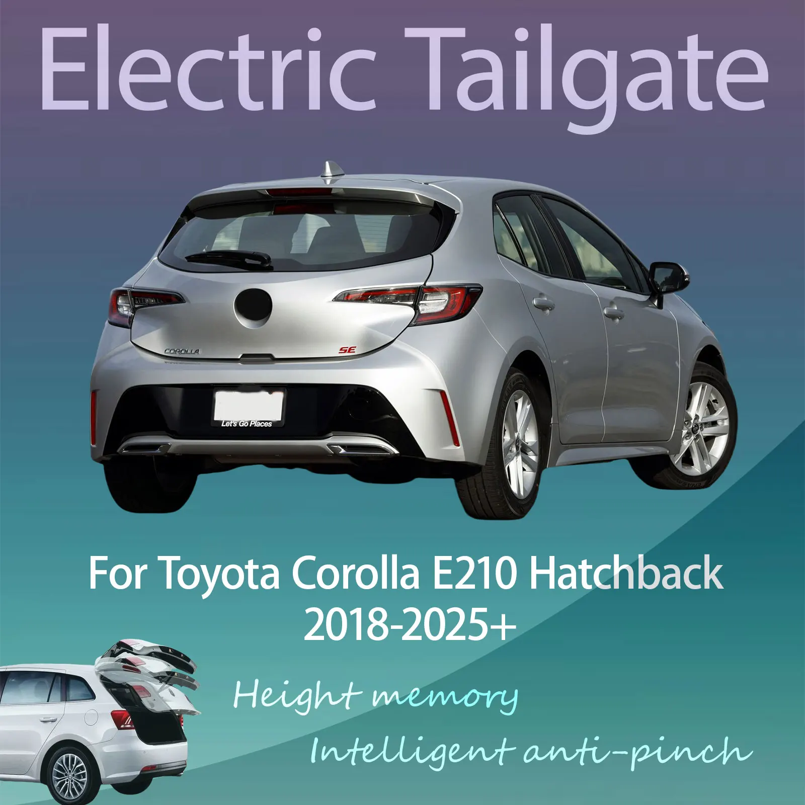 For Toyota Corolla E210 Hatchback 2018-2025+ Electric Tailgate with Sensor Trunk Anti-pinch Memory Height Intelligent Operation
For Toyota Corolla E210 Hatchback 2018-2025+ Electric Tailgate with Sensor Trunk Anti-pinch Memory Height Intelligent Operation
