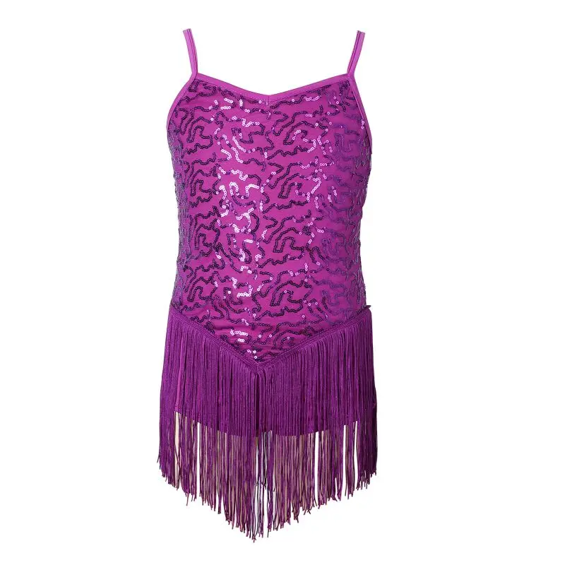 Kids Girls Dance Dress Sequin Dancewear Latin Salsa Costumes Tassel Dancing Dress
Kids Girls Dance Dress Sequin Dancewear Latin Salsa Costumes Tassel Dancing Dress
