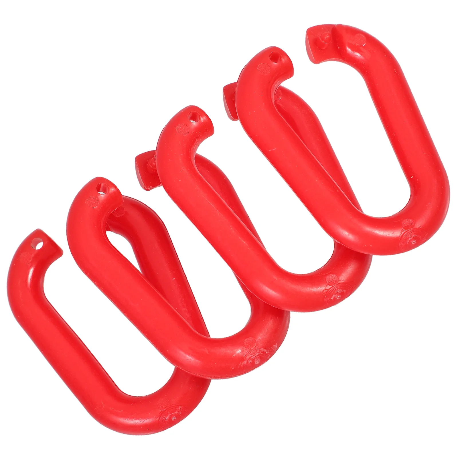 4 Pcs Traffic Cone Accessories Oval Carabiner Baby Chain Links Toy Bird Cage Red Linking Rings
4 Pcs Traffic Cone Accessories Oval Carabiner Baby Chain Links Toy Bird Cage Red Linking Rings