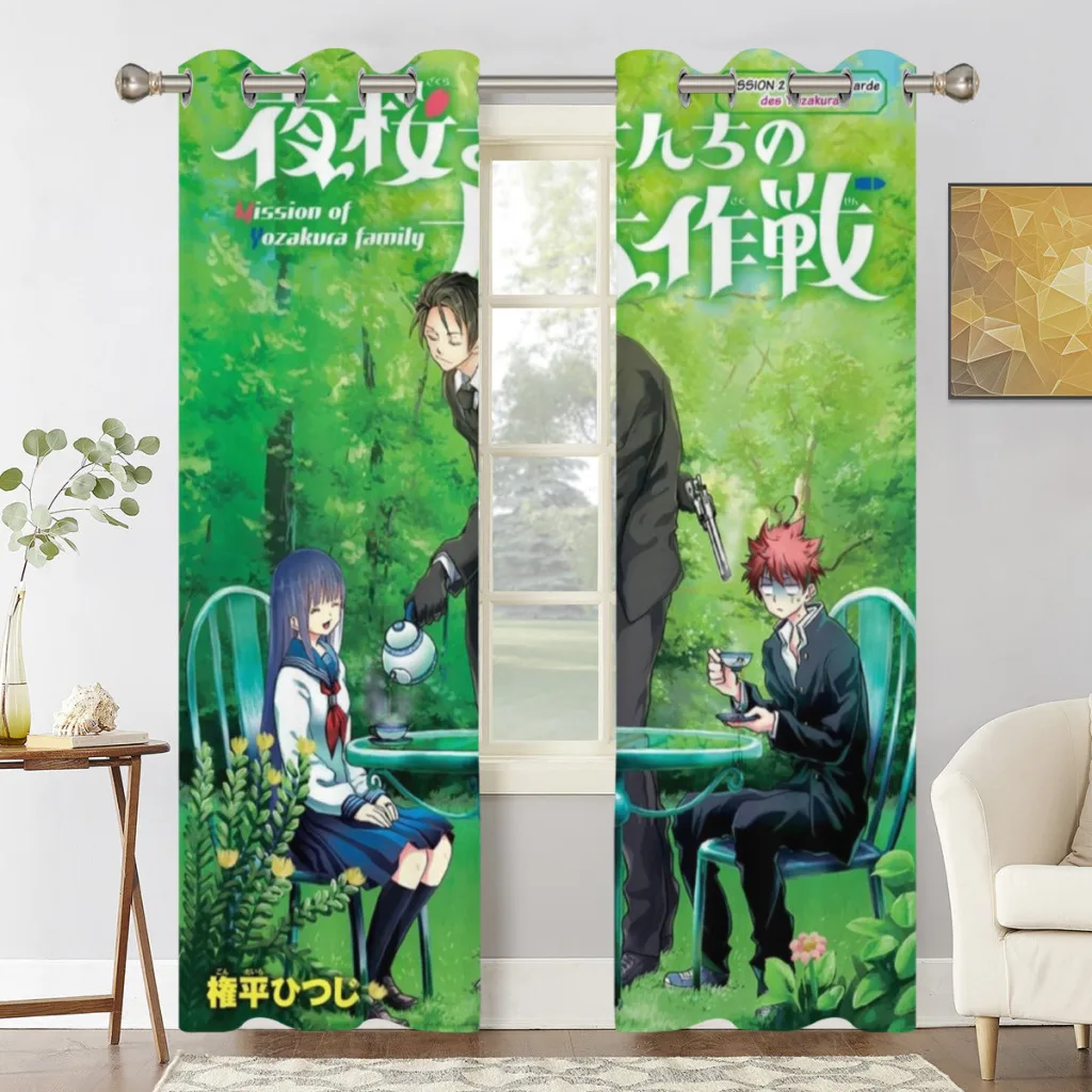 Mission: Yozakura Family 2 PC Blackout Windows Curtain for Living Room Bedroom Bathroom Curtains
Mission: Yozakura Family 2 PC Blackout Windows Curtain for Living Room Bedroom Bathroom Curtains
