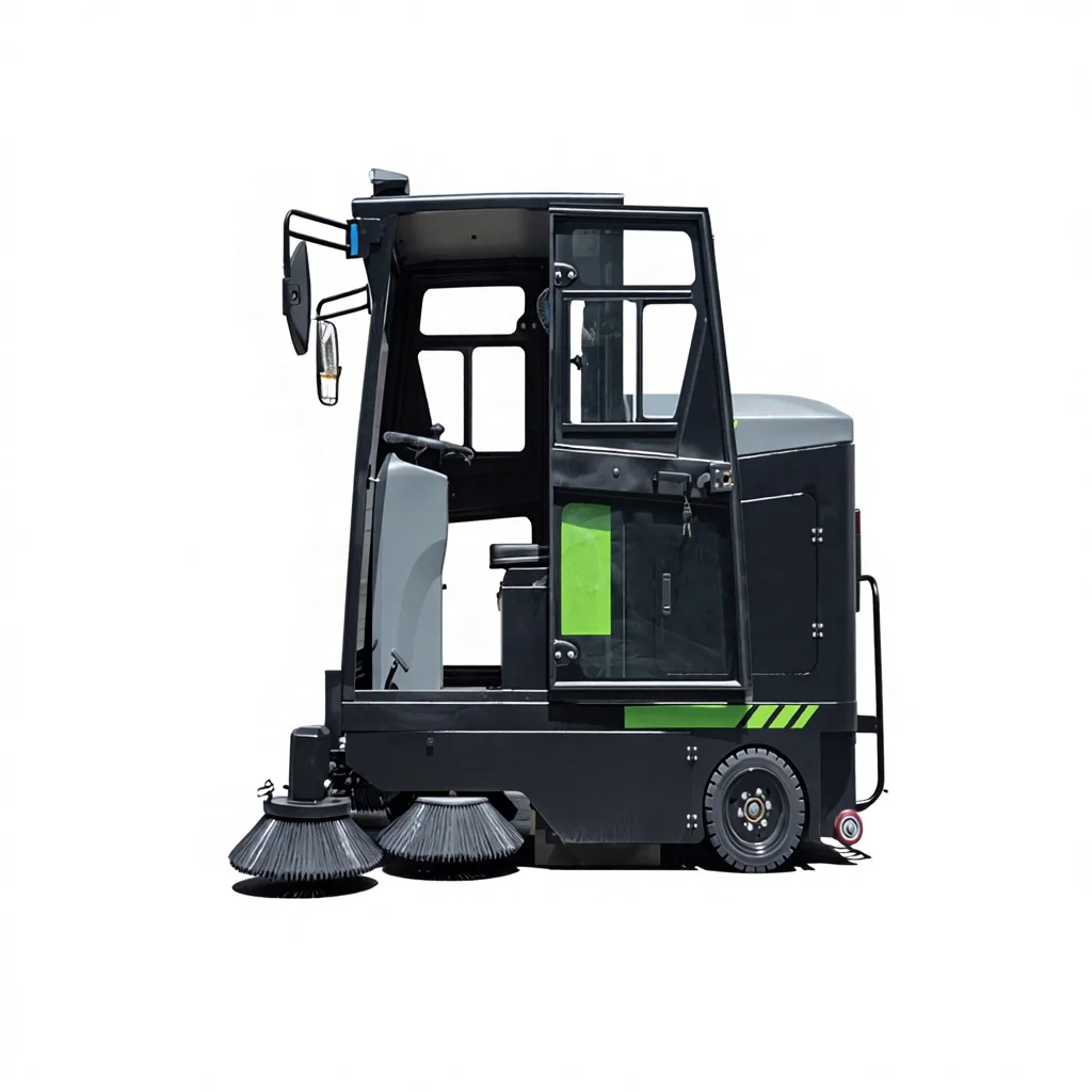 Professional New Enclosed Cabin Ride On Sweeper 48V Self Propelled Brush Motor for Municipal Industrial Park Cleaning Barredora
Professional New Enclosed Cabin Ride On Sweeper 48V Self Propelled Brush Motor for Municipal Industrial Park Cleaning Barredora