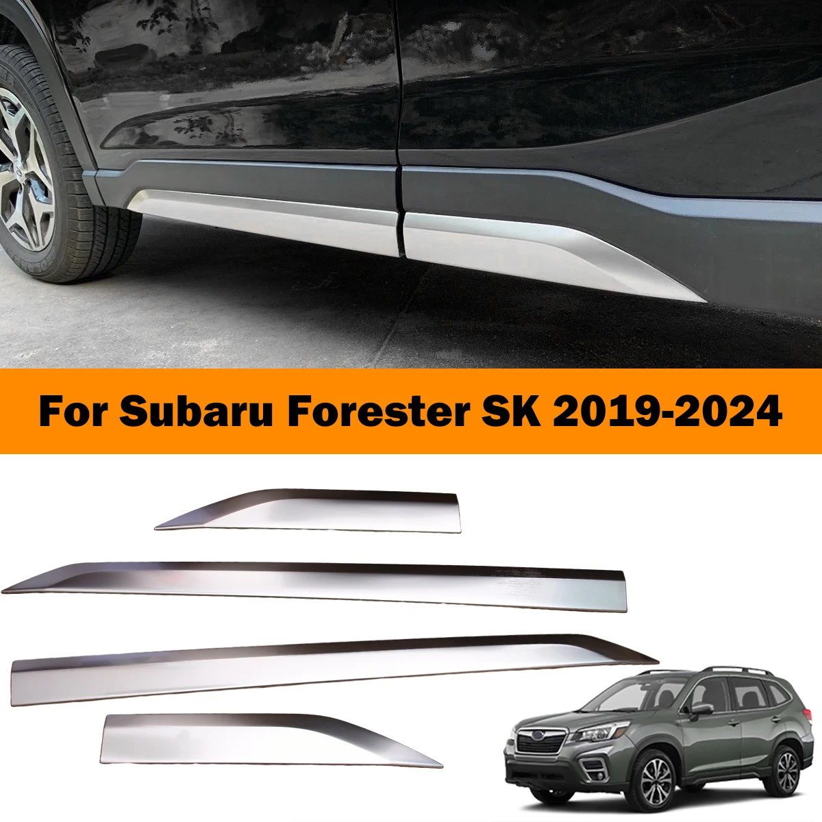 Car Accessories For Subaru Forester 2019-2024 Stainless Steel Side Door Molding Body Strip Protection Lid Molding Cover Trim
Car Accessories For Subaru Forester 2019-2024 Stainless Steel Side Door Molding Body Strip Protection Lid Molding Cover Trim