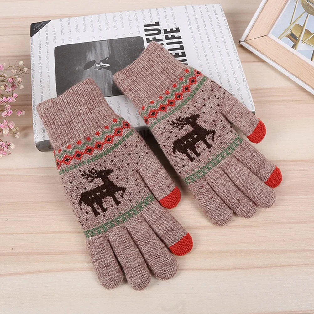 2 Pairs Touchscreen Gloves Winter Acrylic Warm Cold Resistant Knitted Driving Mittens Student Ski Gloves Lightweight Elastic
2 Pairs Touchscreen Gloves Winter Acrylic Warm Cold Resistant Knitted Driving Mittens Student Ski Gloves Lightweight Elastic