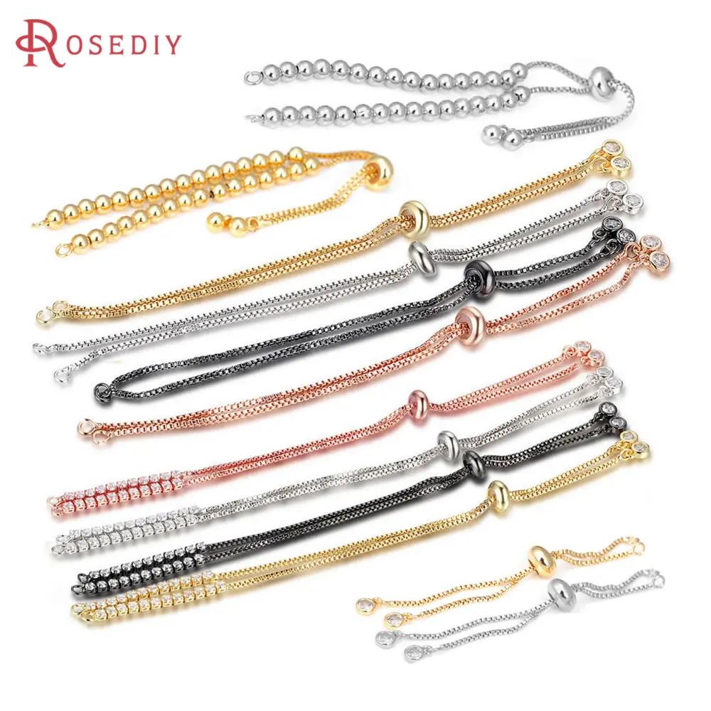 6CM 12CM 13.5CM 14CM Gold Color Brass with Rubber Station Beads Bracelets Chains Jewelry Making Supplies Diy Findings
6CM 12CM 13.5CM 14CM Gold Color Brass with Rubber Station Beads Bracelets Chains Jewelry Making Supplies Diy Findings