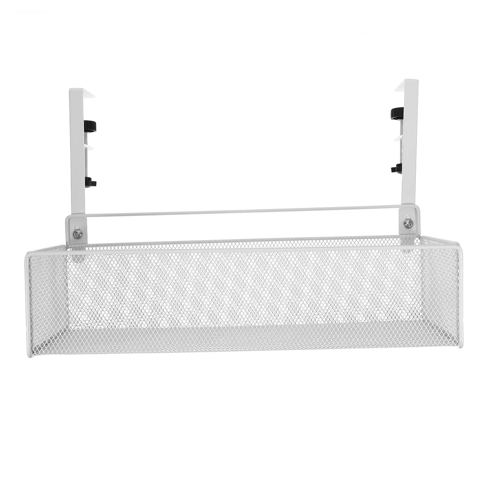 Under Table Storage Basket Clip on Desk Organizer Shelf Clamp Side Holder Carbon Steel Office
Under Table Storage Basket Clip on Desk Organizer Shelf Clamp Side Holder Carbon Steel Office