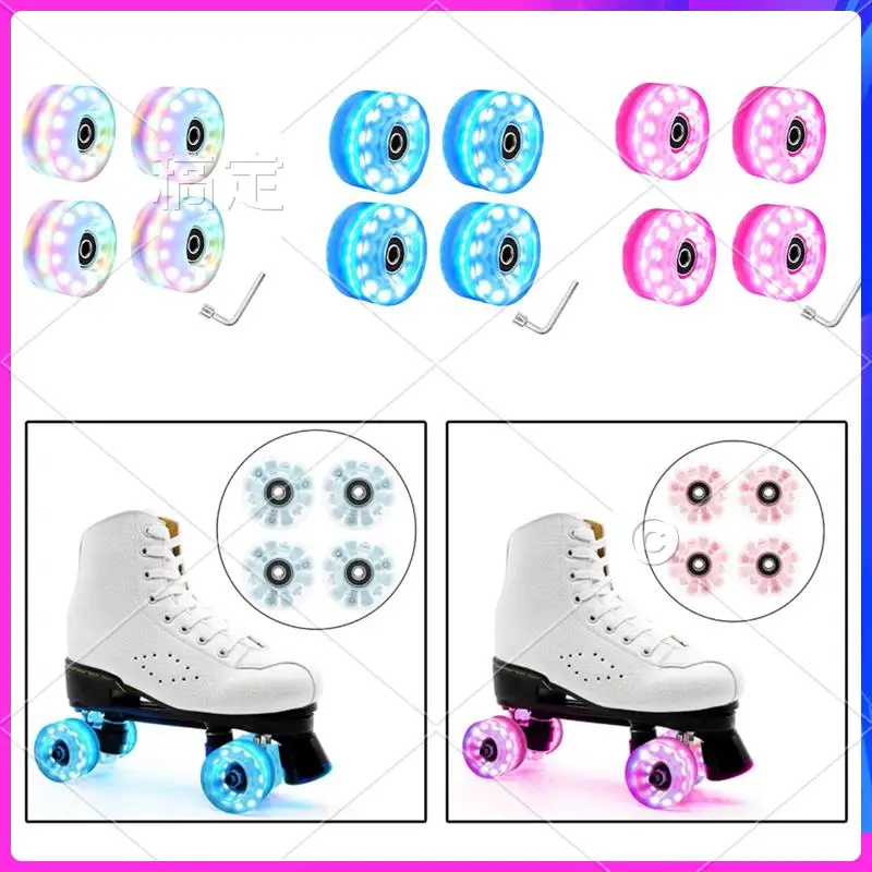 AUU-4 Roller Skate Wheels 58Mm X 32Mm Luminous Quad Roller Skateboard Wheels Outdoor Roller Skates Light Up Wheels
AUU-4 Roller Skate Wheels 58Mm X 32Mm Luminous Quad Roller Skateboard Wheels Outdoor Roller Skates Light Up Wheels
