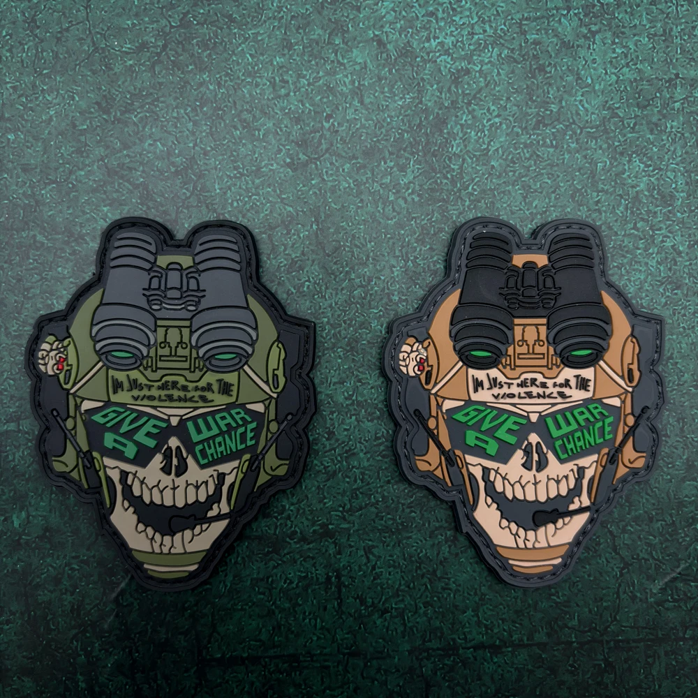 A Skull Pvc Soft Rubber Morale Badge Patch - Sticker with Glow-In-The-Dark Effect, Suitable for Hats, Clothes, Backpacks, Jackets, Vests - Embroidered Patch
A Skull Pvc Soft Rubber Morale Badge Patch - Sticker with Glow-In-The-Dark Effect, Suitable for Hats, Clothes, Backpacks, Jackets, Vests - Embroidered Patch