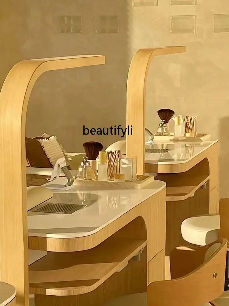 Nail Salon Paint Nail Table and Chair Single Double Double Storage Vacuum Cleaner Nail Table
Nail Salon Paint Nail Table and Chair Single Double Double Storage Vacuum Cleaner Nail Table