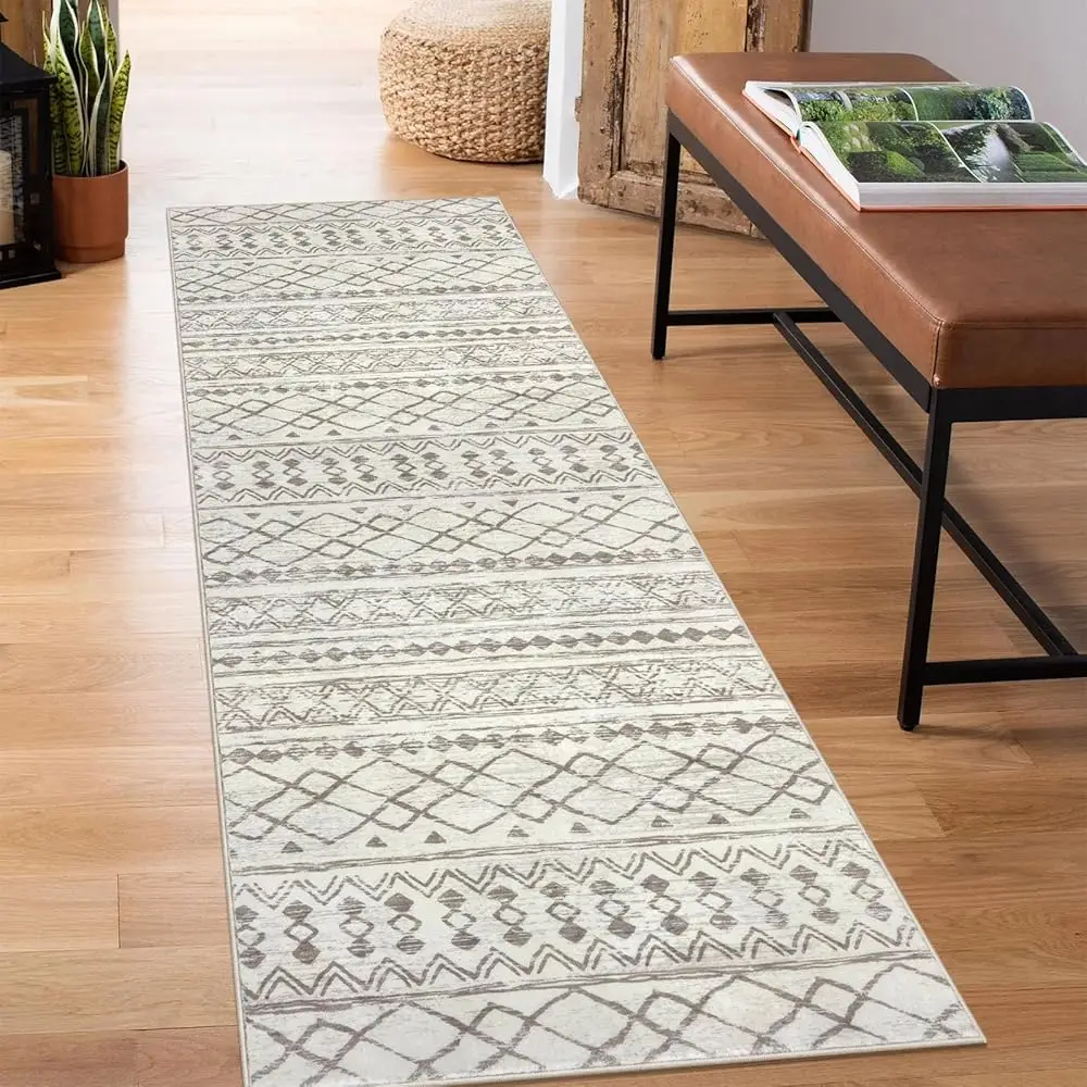 Boho Hallway Runner Rug 2X5 Ft Moroccan Washable Non-Slip Vintage Beige Kitchen Rugs Ultra Soft Distressed Geometric Floor
Boho Hallway Runner Rug 2X5 Ft Moroccan Washable Non-Slip Vintage Beige Kitchen Rugs Ultra Soft Distressed Geometric Floor