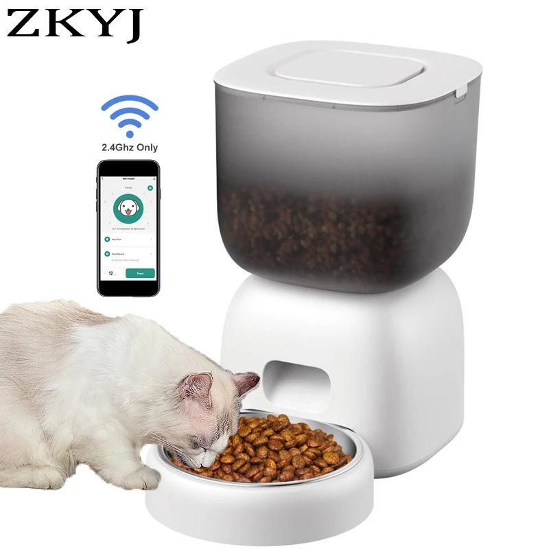 Automatic Cat Feeder, Timed Automatic Dog Feeder, Recordable Pet Feeder, Small And Medium-Sized Pet Smart Dry Food Dispenser
Automatic Cat Feeder, Timed Automatic Dog Feeder, Recordable Pet Feeder, Small And Medium-Sized Pet Smart Dry Food Dispenser