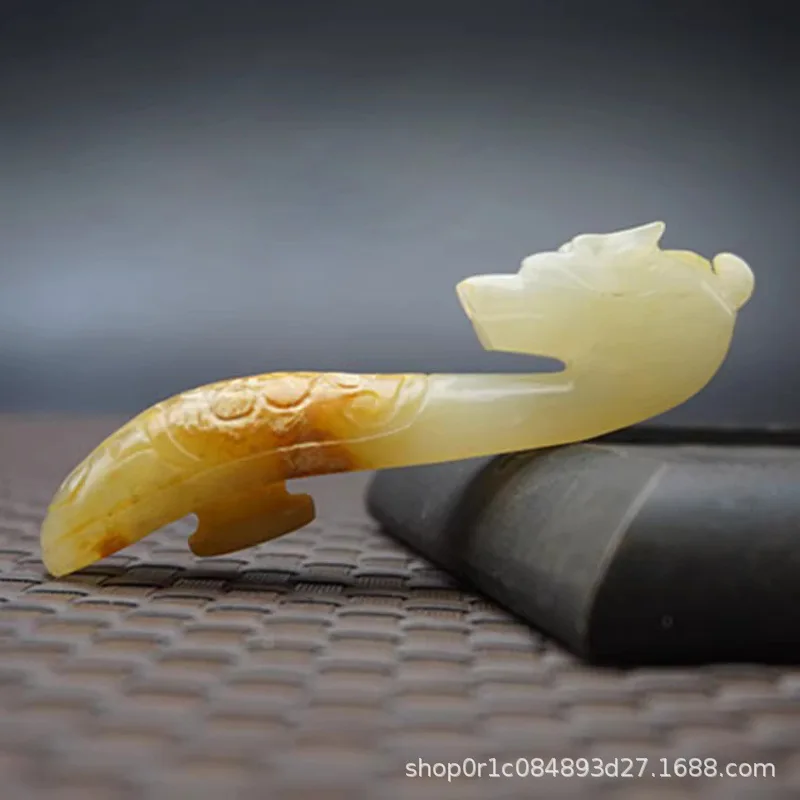 Xiu Jade Hook Pen Rest Ancient StyleCOSFilm Props Stone Dragon Head Jade Belt Hook Hanfu Accessories Handheld Piece
Xiu Jade Hook Pen Rest Ancient StyleCOSFilm Props Stone Dragon Head Jade Belt Hook Hanfu Accessories Handheld Piece