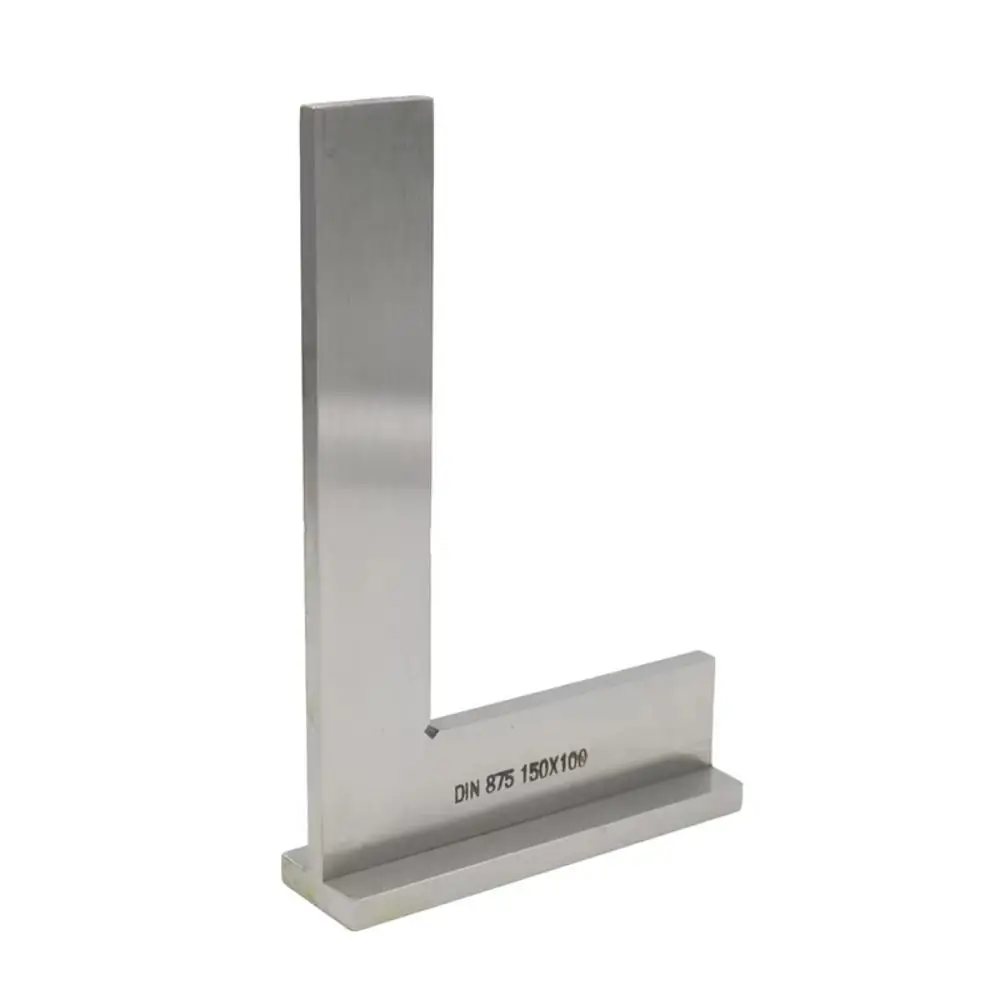 Simple Stainless Steel Try Square With Base 90 Degree Carpentry Ruler Flat Edge Thickened Woodworking Measuring Tool
Simple Stainless Steel Try Square With Base 90 Degree Carpentry Ruler Flat Edge Thickened Woodworking Measuring Tool