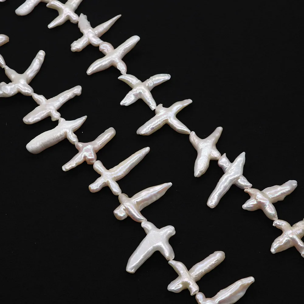 Natural Cross Shape Pearl Beads Baroque Pearl Pendant for DIY Necklace Earrings Charms Jewelry Making Handmade Accessories Gift
Natural Cross Shape Pearl Beads Baroque Pearl Pendant for DIY Necklace Earrings Charms Jewelry Making Handmade Accessories Gift