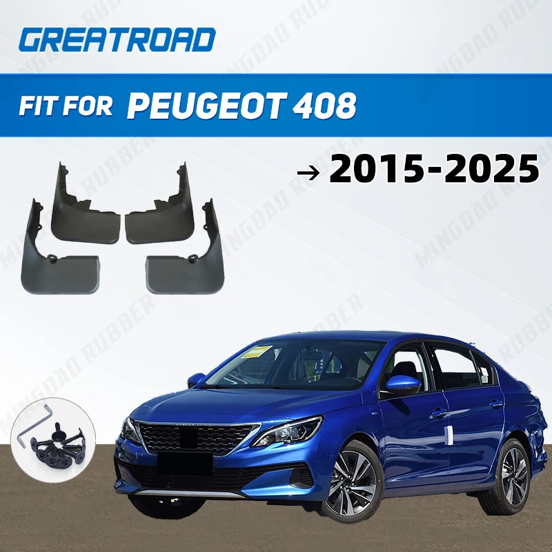 For Peugeot 408 2015-2025 2016 2017 2018 2019 2020 2021 2022 2023 2024 Fender Mudflaps Splash Guards Mudguards Mud Flaps
For Peugeot 408 2015-2025 2016 2017 2018 2019 2020 2021 2022 2023 2024 Fender Mudflaps Splash Guards Mudguards Mud Flaps