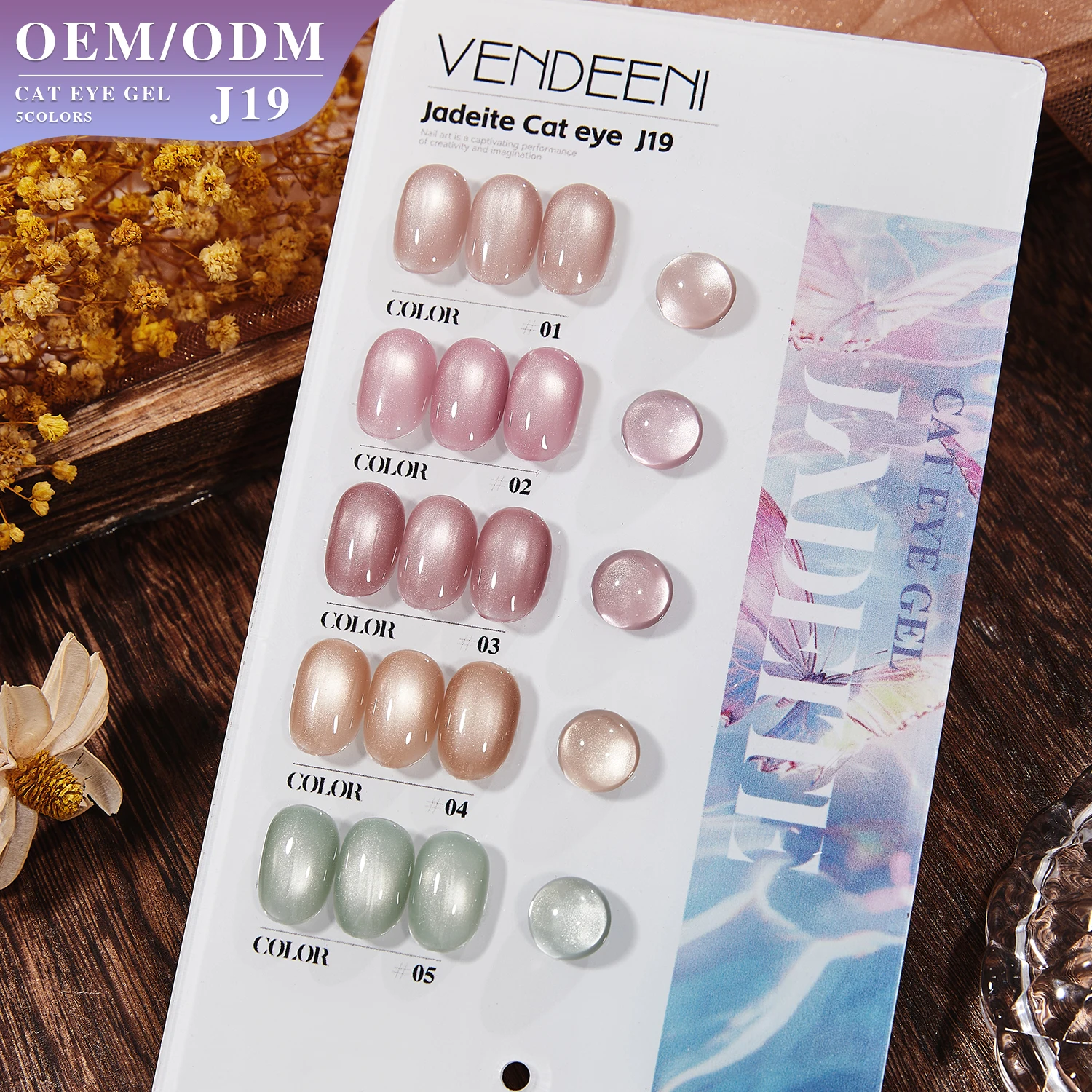 Vendeeni OEM&ODM 5-цветная летняя стеклянная бусина из жадеита «кошачий глаз», УФ-гель, 15 мл, масло для ногтей для маникюрных салонов и художников
Vendeeni OEM&ODM 5-цветная летняя стеклянная бусина из жадеита «кошачий глаз», УФ-гель, 15 мл, масло для ногтей для маникюрных салонов и художников