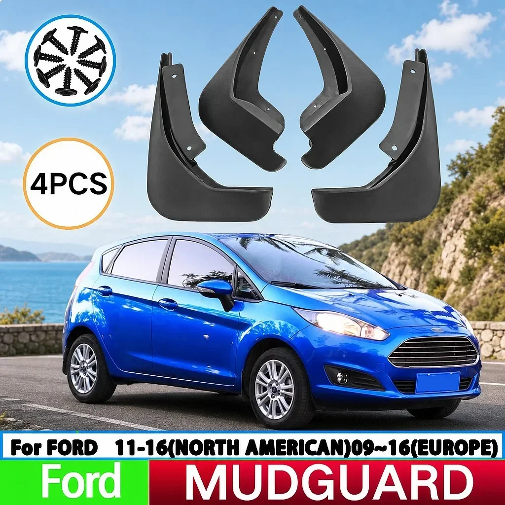 Car Fenders Splash Guards for Ford Fiesta 4pcs Front Rear Wheel Mudguards Auto Parts
Car Fenders Splash Guards for Ford Fiesta 4pcs Front Rear Wheel Mudguards Auto Parts