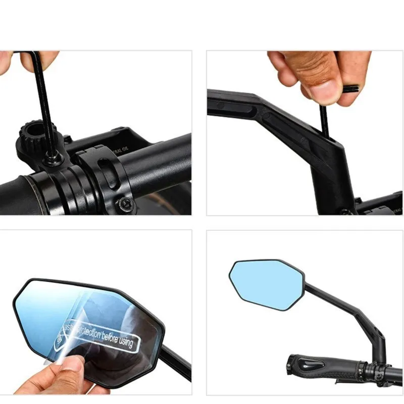 A74K-Rear View Mirror For Bicycle, Model HD Anti-Glare Bike Mirror, 360° Adjustable Universal Handlebar Cycling Safety Mirror
A74K-Rear View Mirror For Bicycle, Model HD Anti-Glare Bike Mirror, 360° Adjustable Universal Handlebar Cycling Safety Mirror