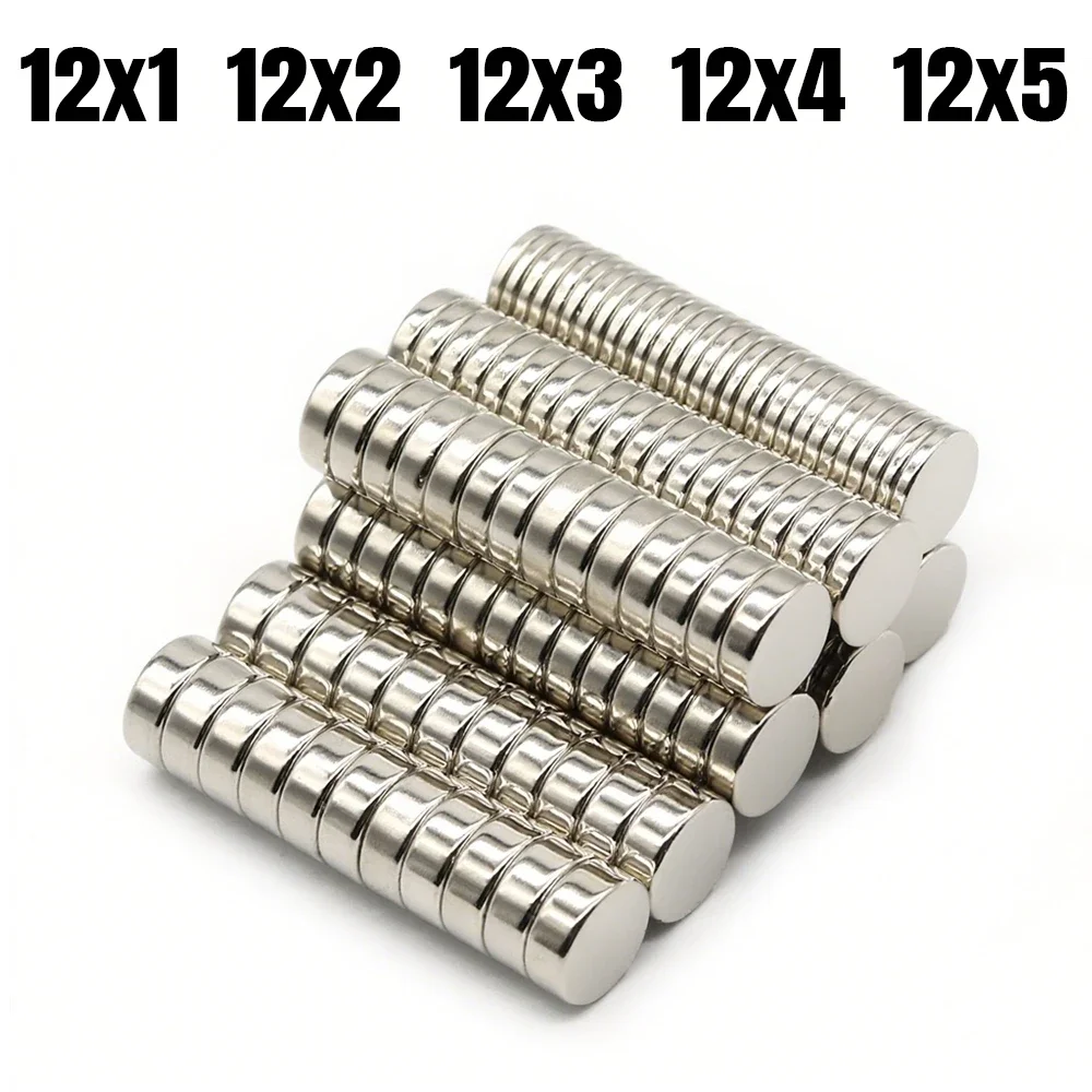 Круглые сверхмощные неодимовые магниты N35, маленькие постоянные магниты NdFeB для холодильника, DIY, 12x1/12x2/12x3/12x4 мм
Круглые сверхмощные неодимовые магниты N35, маленькие постоянные магниты NdFeB для холодильника, DIY, 12x1/12x2/12x3/12x4 мм