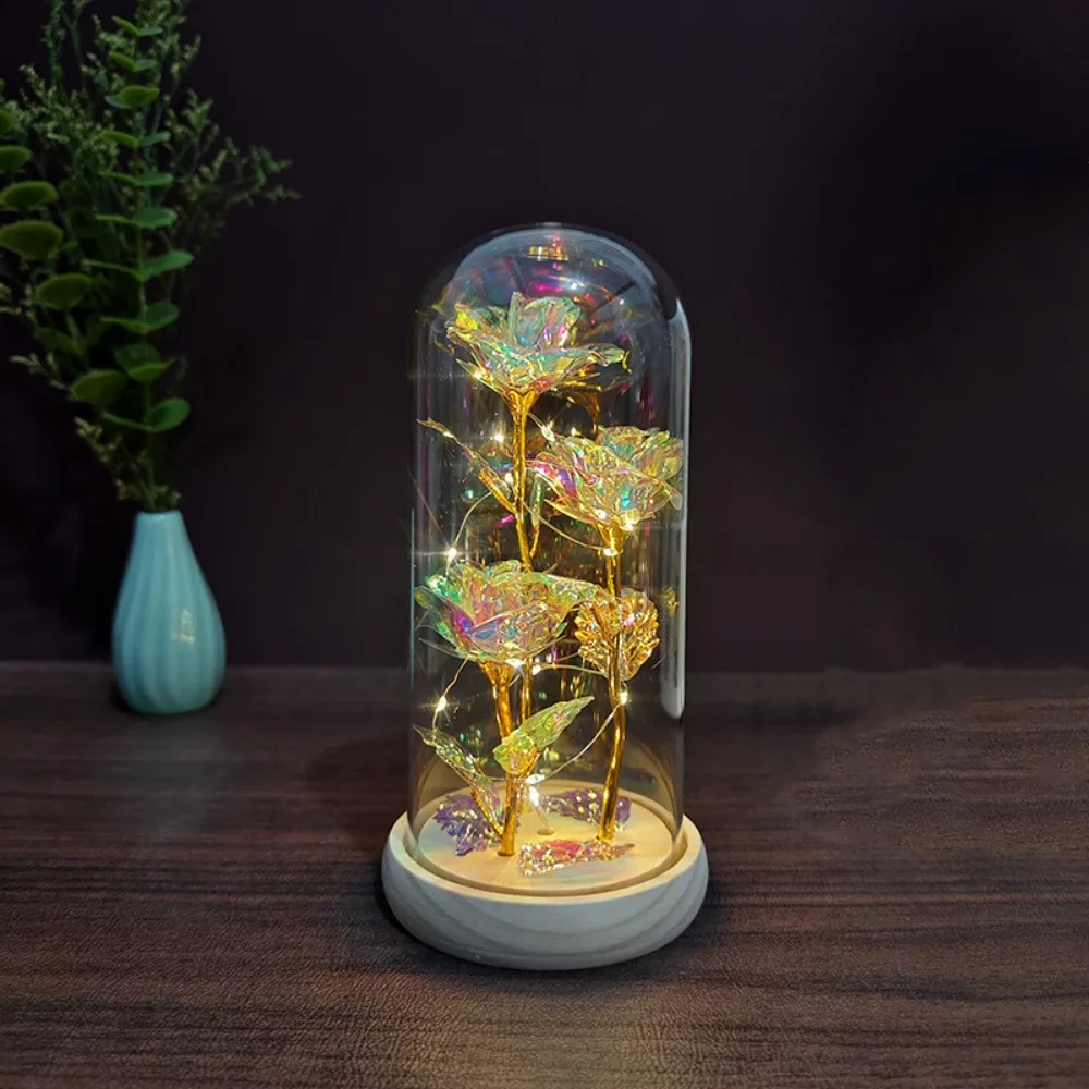 Romantic Artificial Rose Light with Acrylic Cover 3 Heads Rose Eternal Rose Lamp Luminous Simulation Light Up Rose Wedding Decor
Romantic Artificial Rose Light with Acrylic Cover 3 Heads Rose Eternal Rose Lamp Luminous Simulation Light Up Rose Wedding Decor