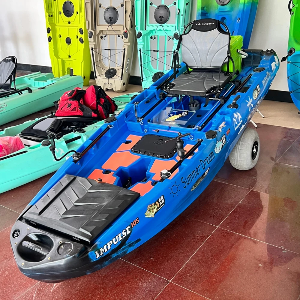 2025 10ft Modular Pedal Kayak CE Certified Single Fishing Boat 60L Live Well Storage Electric Fishman Motor PE Water Activities
2025 10ft Modular Pedal Kayak CE Certified Single Fishing Boat 60L Live Well Storage Electric Fishman Motor PE Water Activities