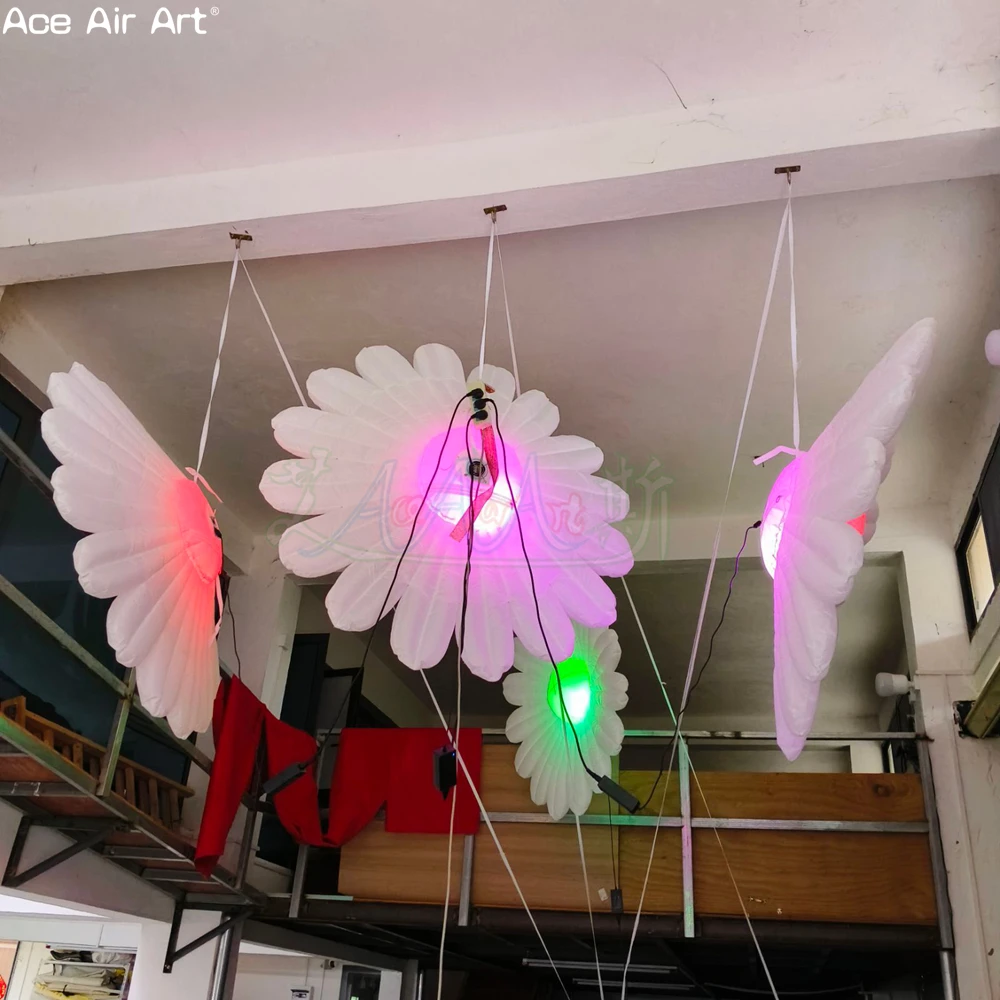 LED Inflatable Hanging Daisy Sculpture, Light Up Flower Model, Indoor Ceiling and Festival Decoration for Sale
LED Inflatable Hanging Daisy Sculpture, Light Up Flower Model, Indoor Ceiling and Festival Decoration for Sale