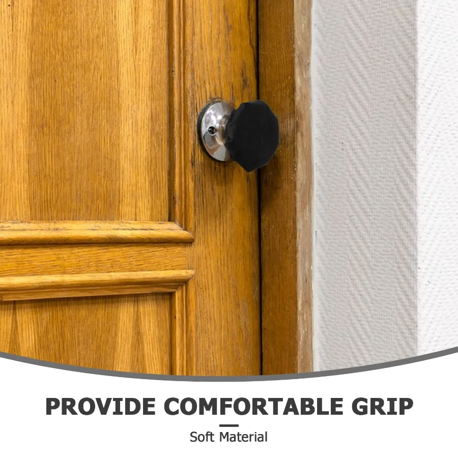 4Pcs Door Handle Protector Covers Black Soft Material Antistatic Round Knob Covers for Doors
4Pcs Door Handle Protector Covers Black Soft Material Antistatic Round Knob Covers for Doors