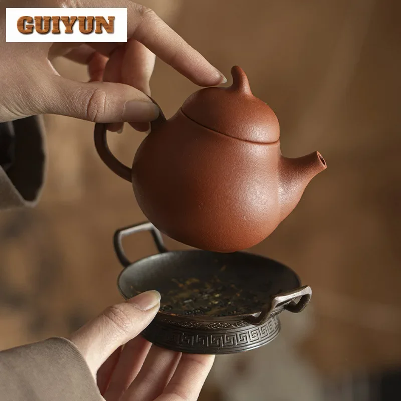 150 мл Чжу грязевой фиолетовый глиняный грушевидный чайник Чайник для заварки чая Цзыша Чайник с фильтром Кунг-фу Чайная посуда Подарочные принадлежности
150 мл Чжу грязевой фиолетовый глиняный грушевидный чайник Чайник для заварки чая Цзыша Чайник с фильтром Кунг-фу Чайная посуда Подарочные принадлежности