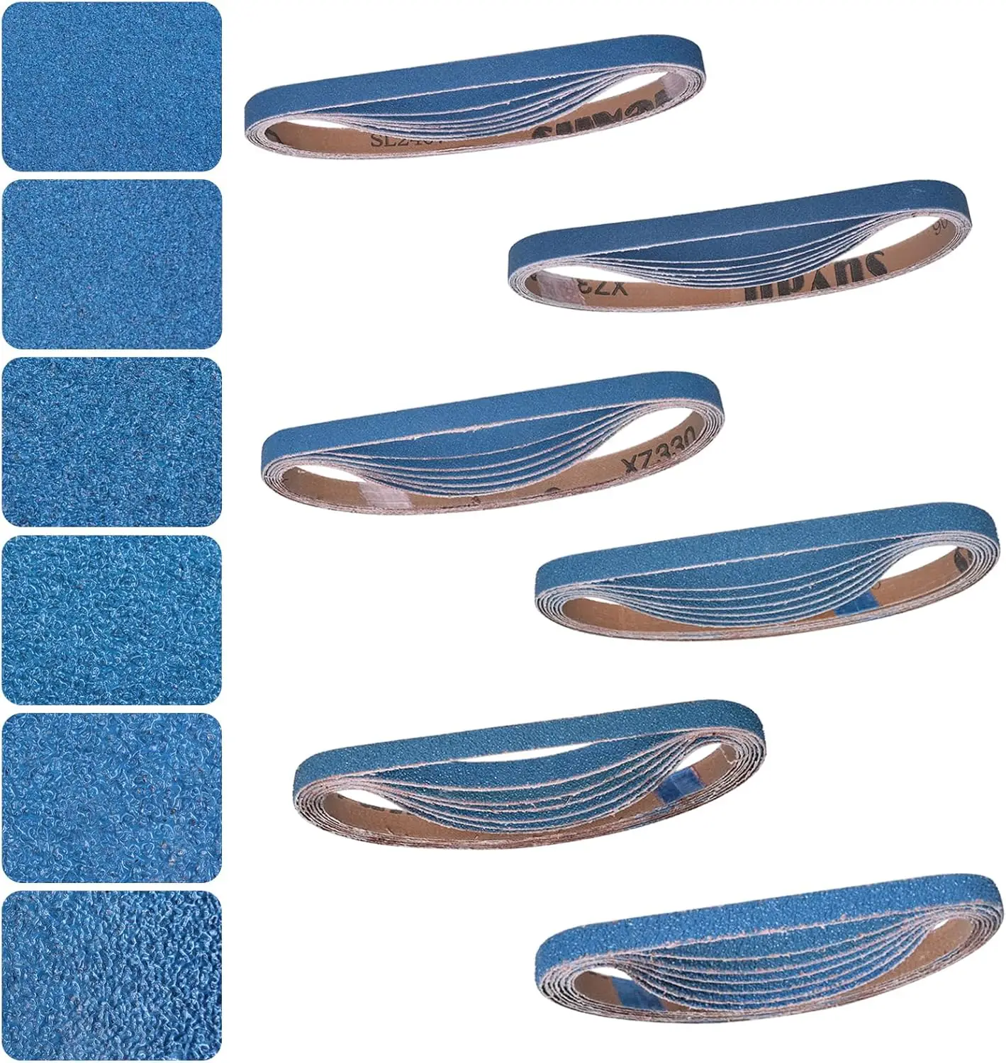 1/2x18 Inch Sanding Belts 42 Pcs 6 Grits for Wood Metal Stainless Steel Furniture
1/2x18 Inch Sanding Belts 42 Pcs 6 Grits for Wood Metal Stainless Steel Furniture