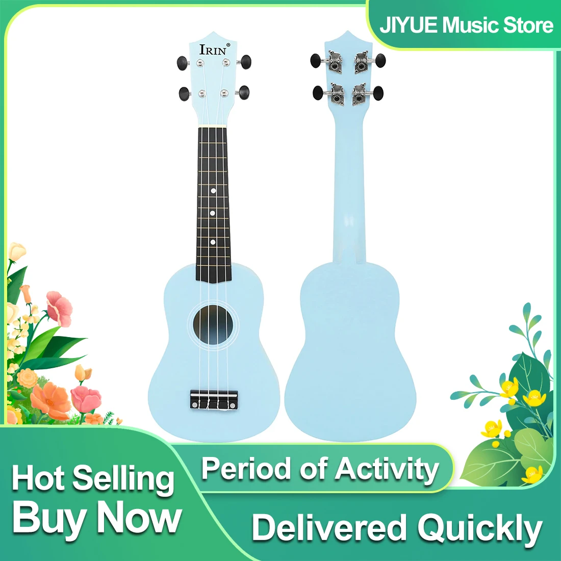 IRIN 21 Inch Ukulele 4 Strings Guitar Mini Blue Hawaiian Guitarra Basswood Ukulele Stringed Instrument Beginner Children's Gifts
IRIN 21 Inch Ukulele 4 Strings Guitar Mini Blue Hawaiian Guitarra Basswood Ukulele Stringed Instrument Beginner Children's Gifts