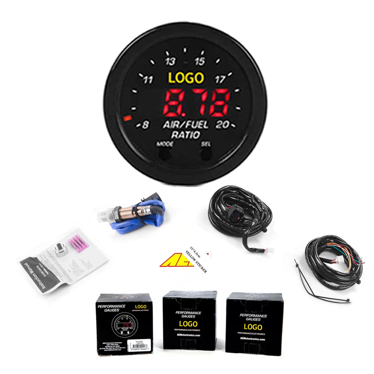 SOON TODA Brand New 30-0300 Air Fuel Ratio Gauge Car Sensor Wideband Air Fuel Ratio Gauge for Carburator
SOON TODA Brand New 30-0300 Air Fuel Ratio Gauge Car Sensor Wideband Air Fuel Ratio Gauge for Carburator